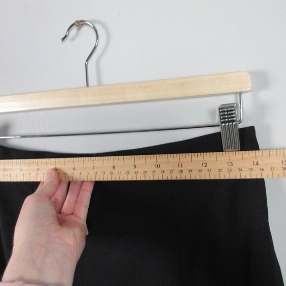 Club Monaco Pencil Skirt Women's Size 4 Black Wool Blend Mini Office Work 192 - Picture 8 of 10